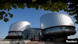 Эўрапейскі суд па правах чалавека, Страсбург, архіўнае фота