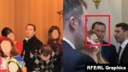 Павлов на снимки от новогодишно парти в училище в Женева през 2011 г.