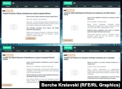 На 14-ти април, најпознатите руски про-Кремљ блогери беа вклучени во креирањето на наративот, објавите беа синхронизирано објавени.