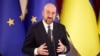 Charles Michel în timpul vizitei la Kiev, noiembrie 2023.