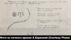 Завершающая часть одного из писем Богдана Зизы из СИЗО