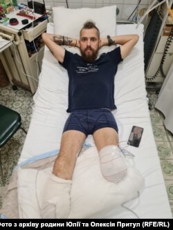 Олексій Притула у лікарні після поранення