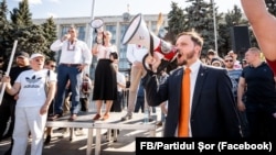 Protest organizat de Partidul Șor în Piața Marii Adunări Naționale, pe 19 iunie 2022
