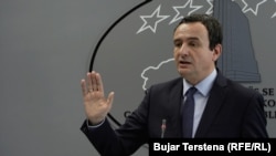 Kryeministri i Kosovës, Albin Kurti, 24 gusht 2022.