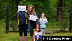 Виктория Беляева, Марина Аркуша и их дочь 