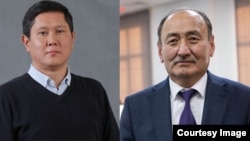 Жаркынбек Касымбеков жана Алымкадыр Бейшеналиев. Коллаж. 