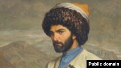 A painting of Hadji Murad, dated from 1848.