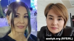 Арзыгуль Галымбетова (слева) и Батмакан Жолболдуева (справа). 