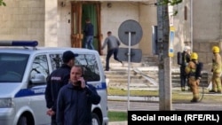 Полиция след експлозията в Тираспол