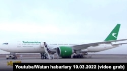 Türkmenistanyň "Altyn Asyr" telekanalyndan alnan surat. Illýustrasiýa suraty