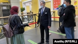 "Кәрвансарай" сәүдә үзәгендә ачык борынлы тикшерүче