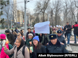 Жөө жүрүшкө чыккандар. 25-ноябрь, 2022-жыл.