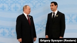 Russiýanyň prezidenti Wladimir Putin we türkmen prezidenti Serdar Berdimuhamedow