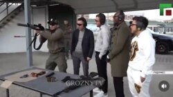 UFC-н латархой Генри Сехудо, Джастин Гейджи а, Камару Iусман а. Нохчийчоь, лахьан-бутту, 2022 шо ЧГТРК "Грозный" телеканалан сюжетера скриншот