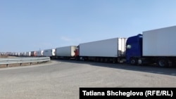 Очередь из фур на российско-литовской границе