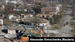 Приморська частина Маріуполя після російських атак