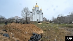 Адамдар жапырт көмүлгөн жайлар. Буча. 3-апрель, 2022-жыл.