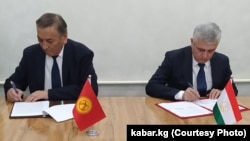 Руководители рабочих групп по уточнению границ Кыргызстана и Таджикистана, декабрь 2022 г.