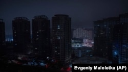 Жарыксыз калган Киев шаары. 