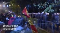 Neredi ispred Skupštine Crne Gore