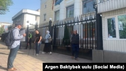 Токтонасыровдун акциясы. 13-апрель, 2022-жыл. Бишкек.