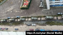 „ბირთვული მატარებელი“ სერგიევ პოსადში. ტელეგრამარხ „რიბარის“ ფოტოს ფრაგმენტი