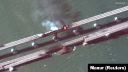 Ura e dëmtuar e Krimesë pas sulmit të 8 tetorit.