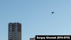 "კამიკაძე დრონი" კიევის თავზე. 17 ოქტომბერი, 2022 წელი.