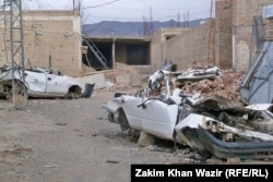 په شمالي وزیرستان دته خېلو کې یو ړنګ بازار: انځور له ارشیفه