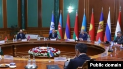 Заседание Совета министров иностранных дел стран СНГ в Душанбе, 13 мая 2022 г.