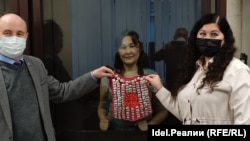 Рәмилә Сәетова мәхкәмәдә (архив фотосы)