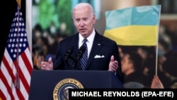ԱՄՆ նախագահ Ջո Բայդենը ելույթ է ունենում Սպիտակ տանը, Վաշինգտոն, 22-ը հունվարի, 2022թ.
