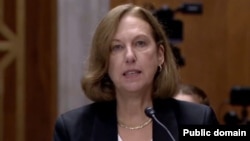 Հայաստանում ԱՄՆ դեսպանի թեկնածու Քրիստինա Քվինը Սենատում լսումների ժամանակ, Վաշինգտոն, 30-ը նոյեմբերի, 2022թ.