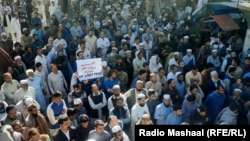 پاکستان کې له څو میاشتو راهیسې د ترهګرۍ ضد مظاهرې روانې دي - سوات کې د اکتوبر ۲۱مې لاریون انځور.