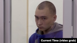 ვადიმ შიშიმარინი განაჩენის გამოცხადებისას. კიევი, 2021 წლის 23 მაისი.