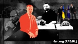 ვლადიმირ პუტინი, ვლადიმირ მედინსკი, დავით არახამია. ილუსტრირებული ფოტო