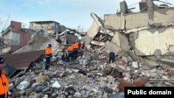 Թուրքիա - Հայ փրկարարներն աշխատում են Ադիյամանում, 9-ը փետրվարի, 2023թ.