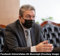 Marian Preda, rectorul Universității din București.
