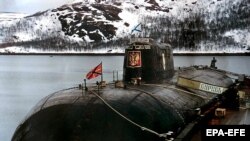 წყალქვეშა ნავი "კურსკი" ვიდიაევოს ბაზაზე