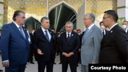 Президенты стран Центральной Азии на саммите в Туркменистане. 6 августа 2021 года. 