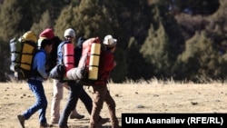 Аламединское ущелье в Чуйской области.