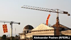 Зградата на Уставен суд, дел од проектот Скопје 2014-та