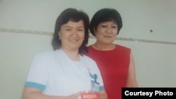 Айнура Абдылдаева (солдо).