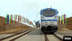 Темир жолду ачуу салтанаты. 3-декабрь, 2014-жыл.