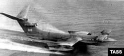 The “Caspian Sea Monster” during testing in the 1960s.