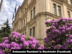 Clădirea Ambasadei României la Stockholm e situată într-un cartier exclusivist al capitalei Suediei.