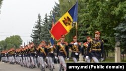 Militari moldoveni cu ocazia ceremoniei dedicate celei de-a 31-a aniversări a creării Armatei naționale - 3 septembrie 2022 