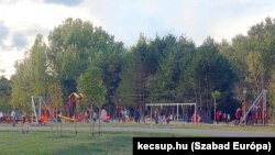 A szóban forgó játszótér