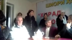 Женщины сорвали брифинг таджикской оппозиции