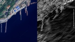 (Video) O bază de submarine a Rusiei a fost avariată de tsunami, arată imagini din satelit